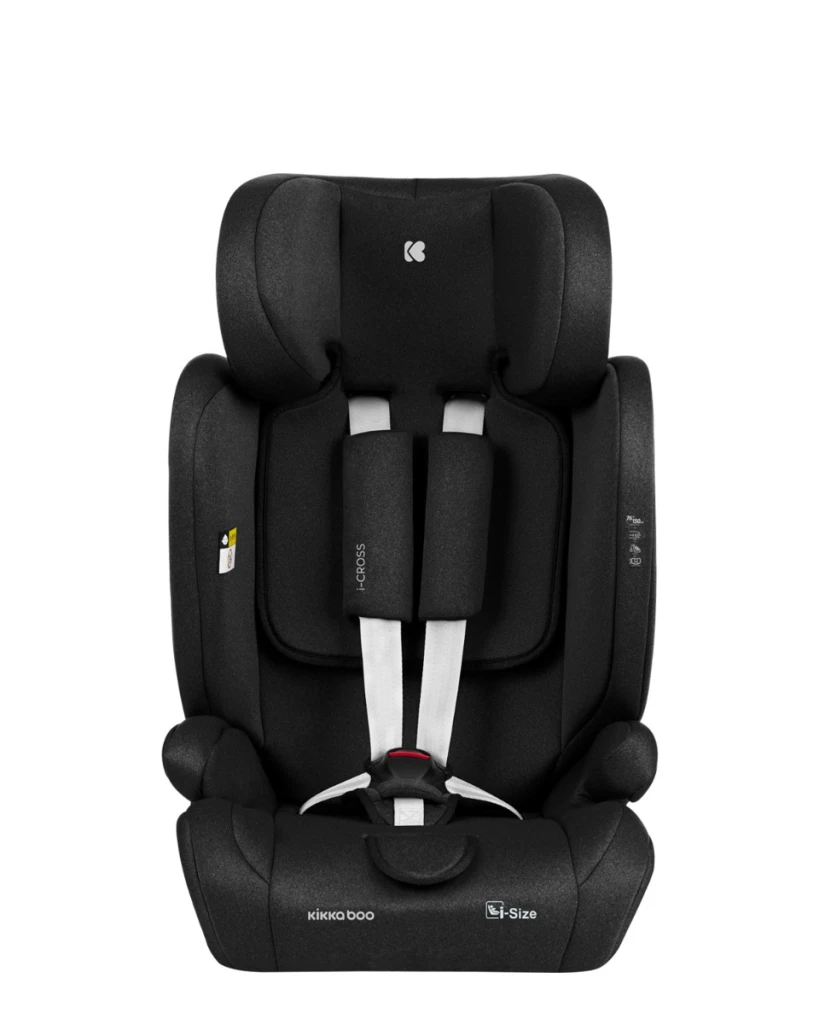 KIKKA BOO  I-CROSS I-SIZE,76-150CM,BLACK
