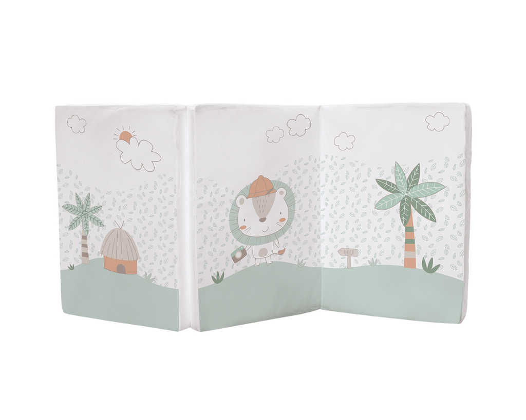 KIKKA BOO JUNGLE KING SKLOPIVI MADRAC 60/120/5 CM,