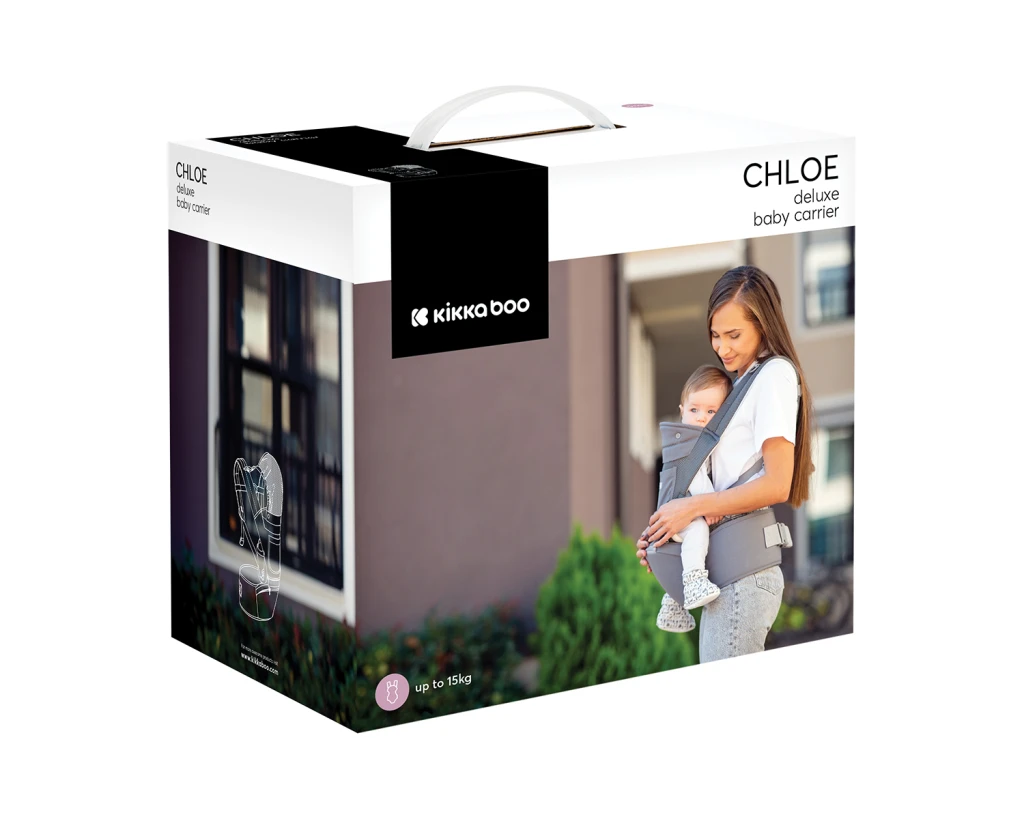 KIKKA BOO CHLOE 3U1 MESH NOSILJKA ,BLACK