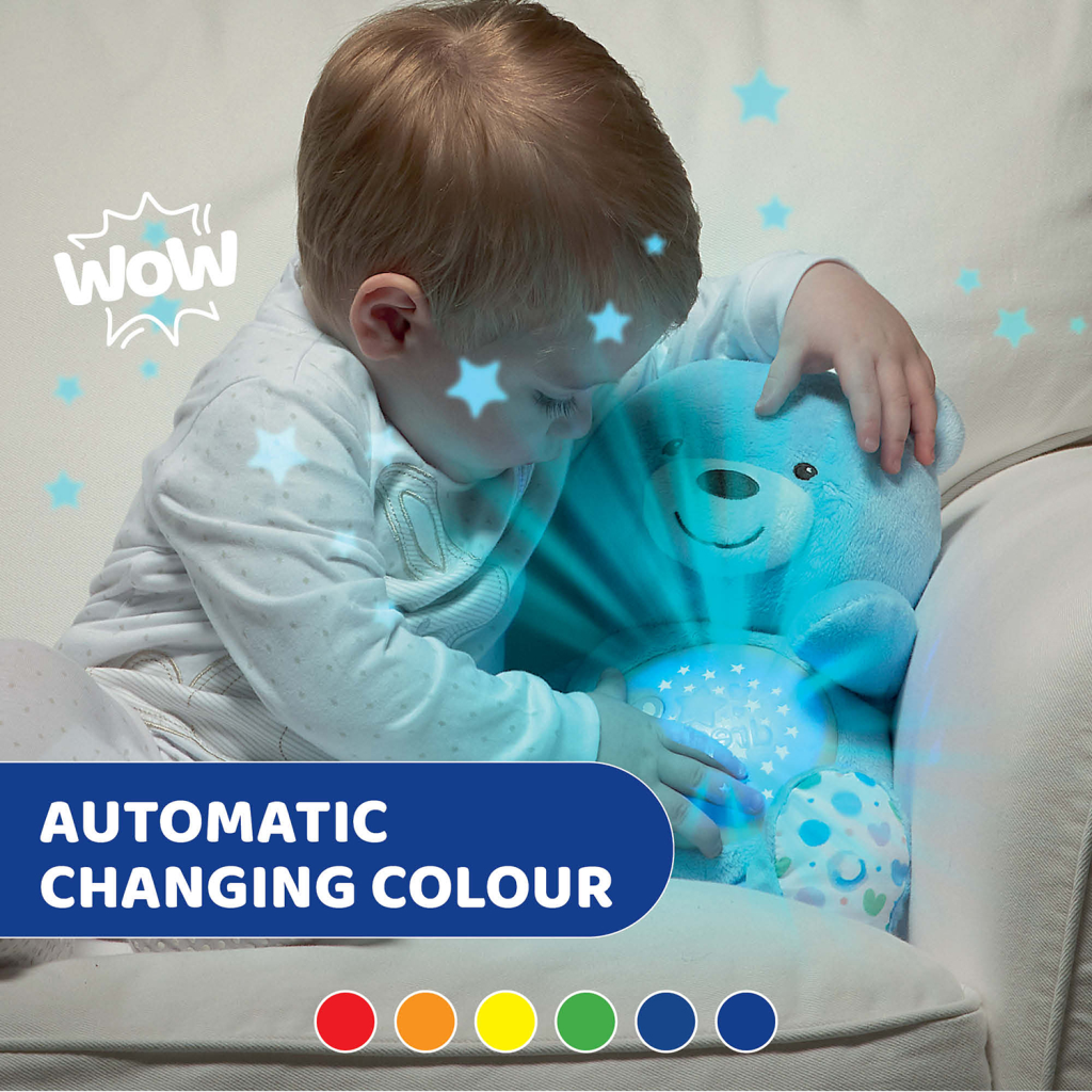 CHICCO BABY BEAR MEDO S PROJEKTOROM PLAVI M.