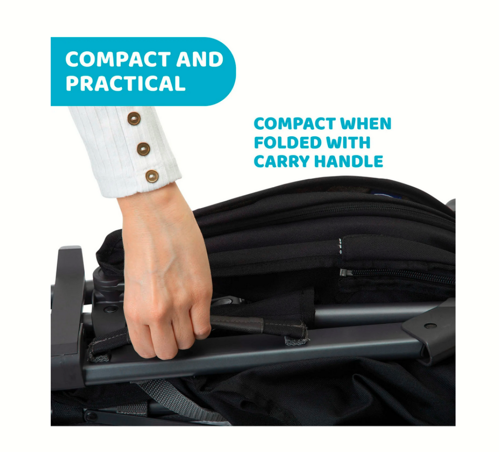 CHICCO LITEWAY 3 COMPLETE JET BLACK