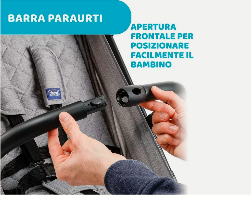 CHICCO TROLLEY ME,LIGHT GREY