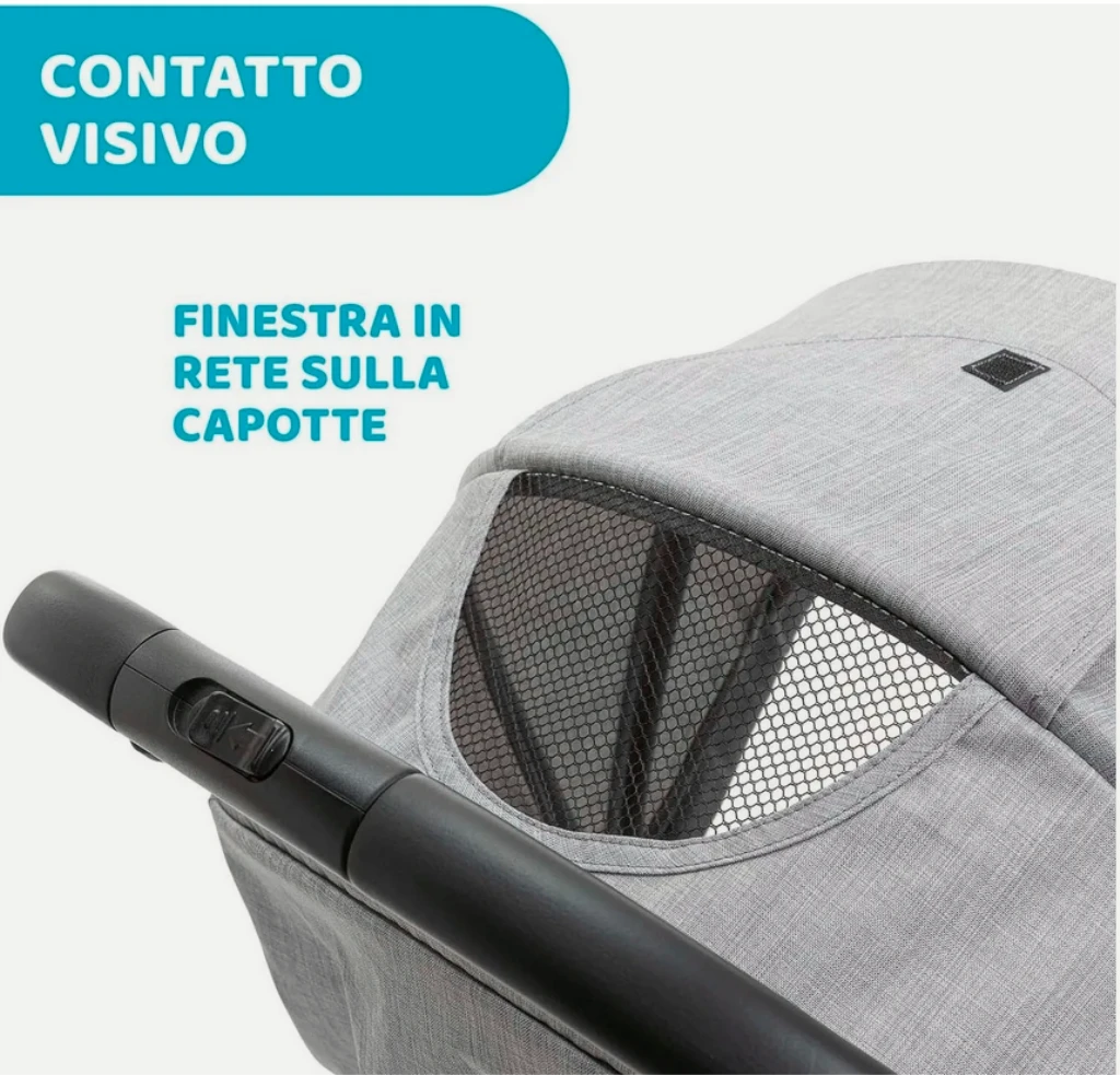 CHICCO TROLLEY ME,LIGHT GREY