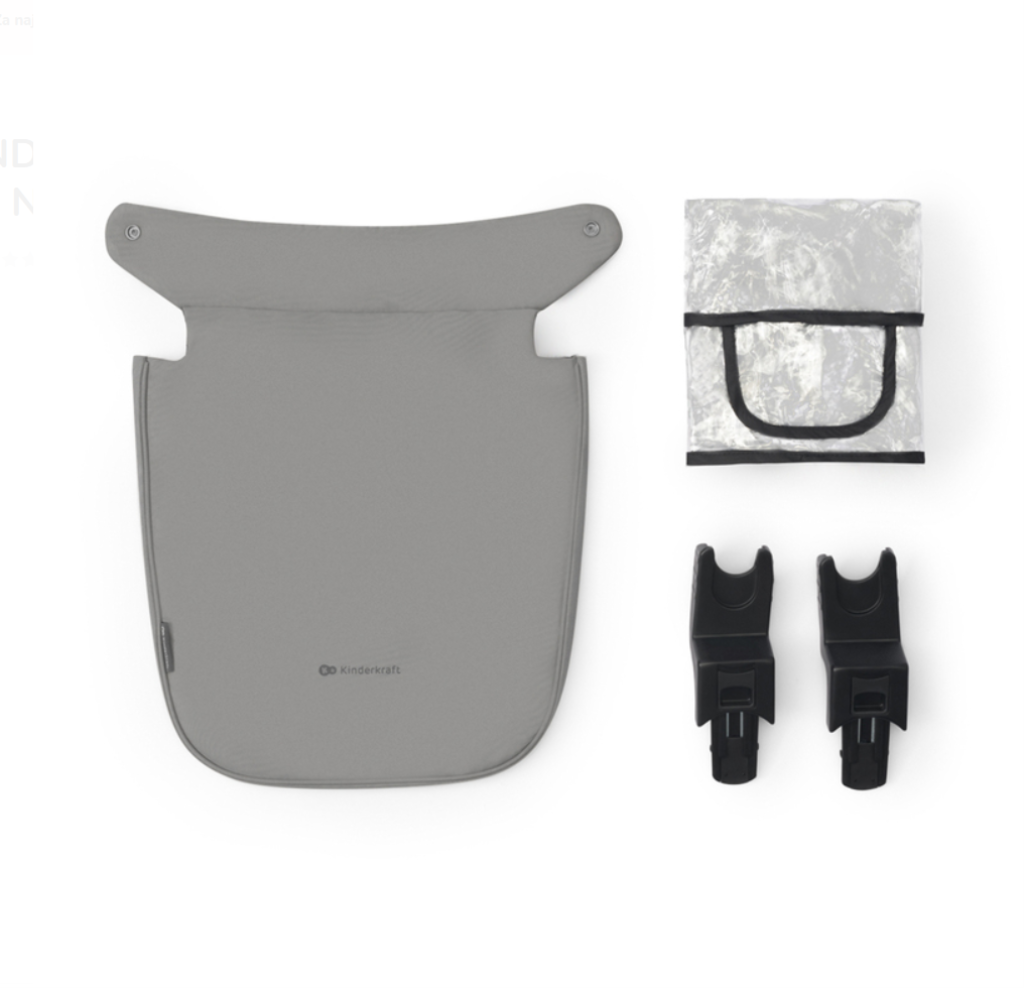 KINDERKRAFT KOLICA 3U1 NEWLY MINK PRO MOONLIGHT GREY