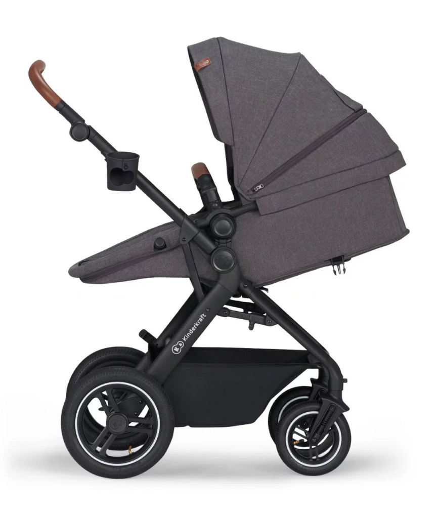 KINDERKRAFT KOLICA 3U1 B-TOUR(MINK) DARK GREY