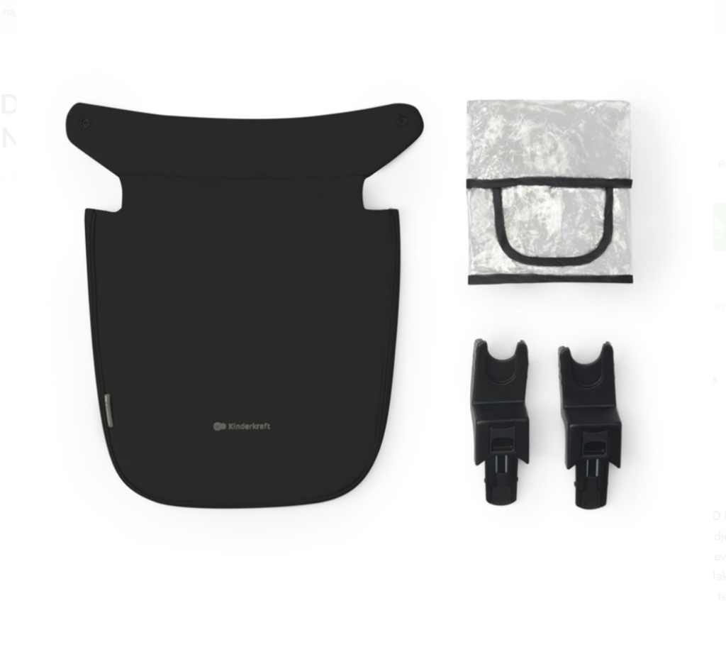 KINDERKRAFT KOLICA 3U1 NEWLY MINK PRO CLASSIC BLACK