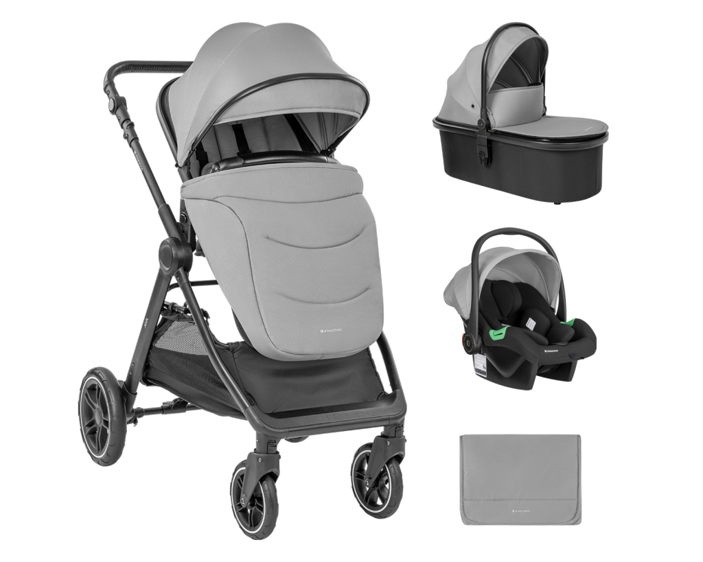 KIKKA BOO KOLICA AVA 3U1,GREY