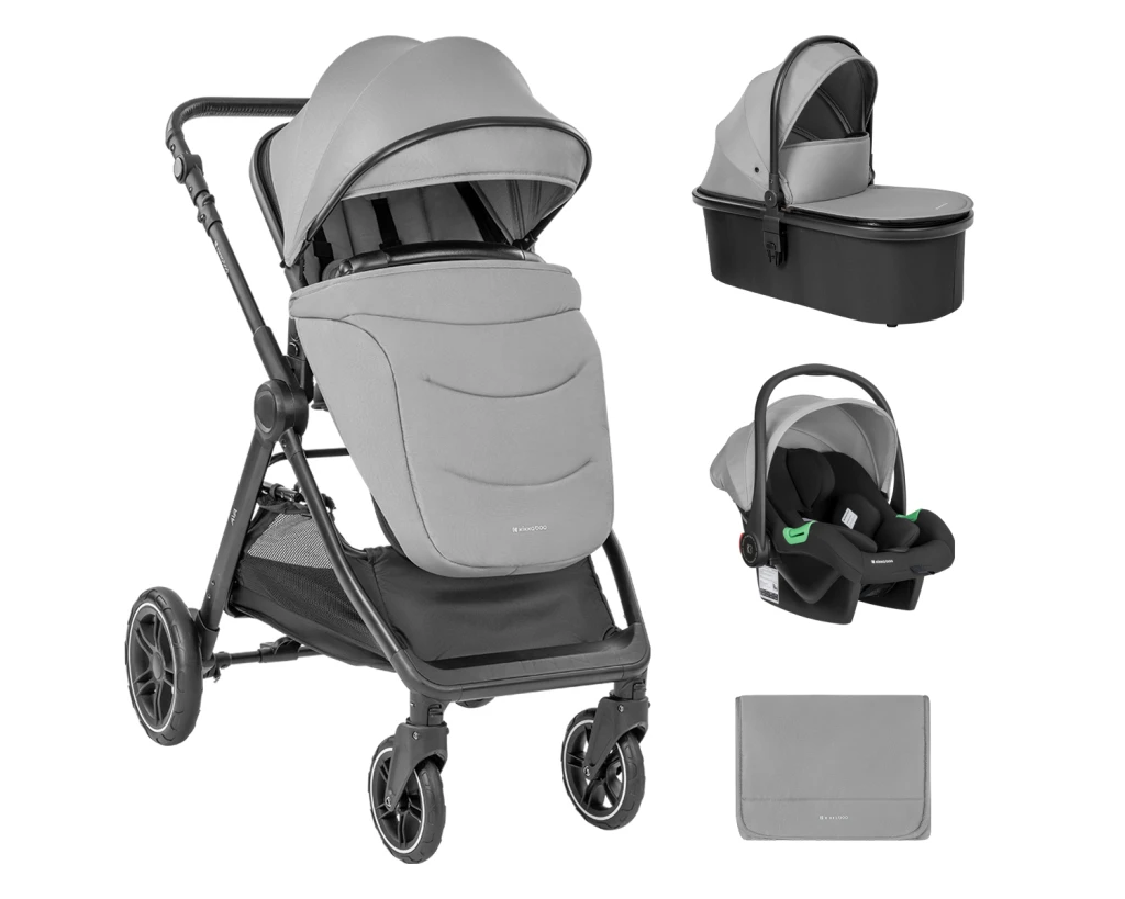 KIKKA BOO KOLICA AVA 3U1,GREY