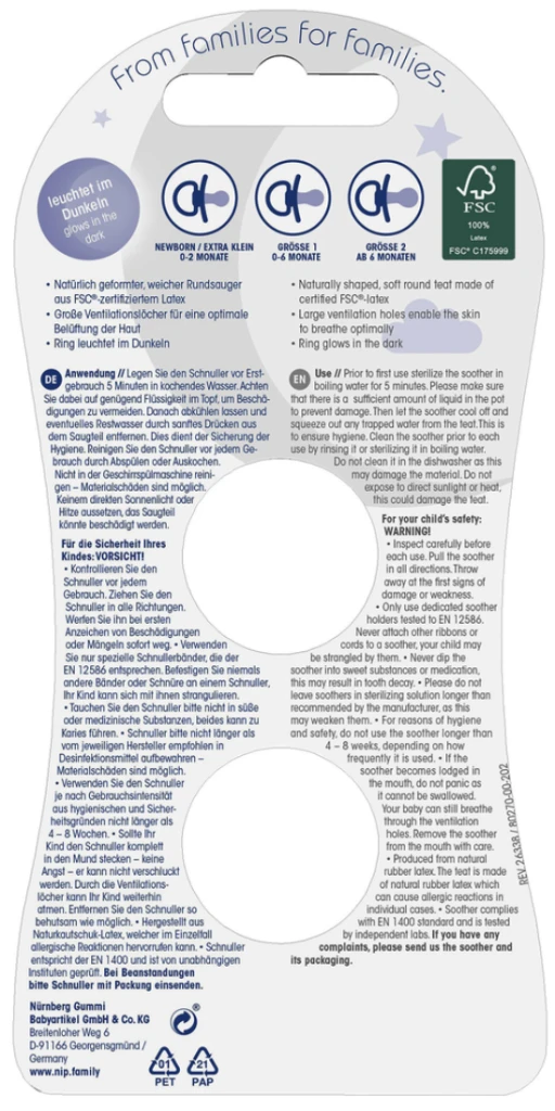 NIP CHERRY AIR NIGHT LATEX DUDA VELIČINA 1 0-6 MJESECI