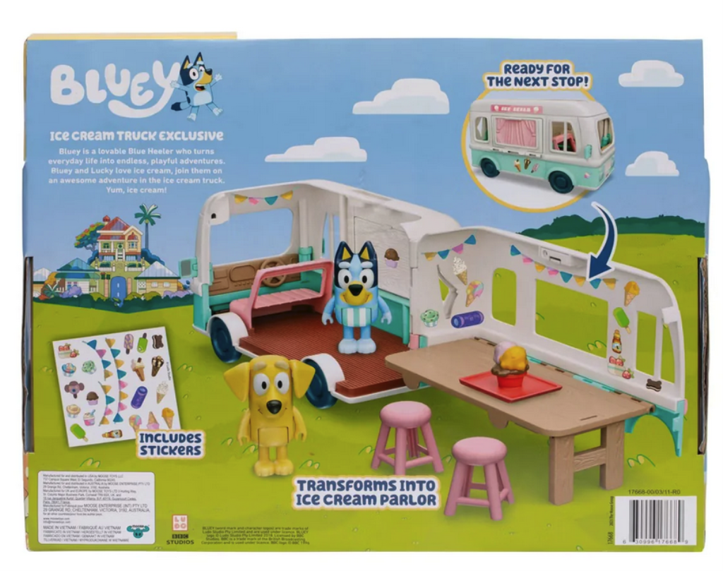 BLUEY HOLIDAY S11 ICE CREAM KAMION EXCLUSIVE M.