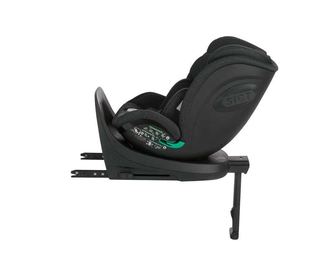 KIKKA BOO AUTOSJEDALICA 40-150CM I-TWIST I-SIZE BLACK