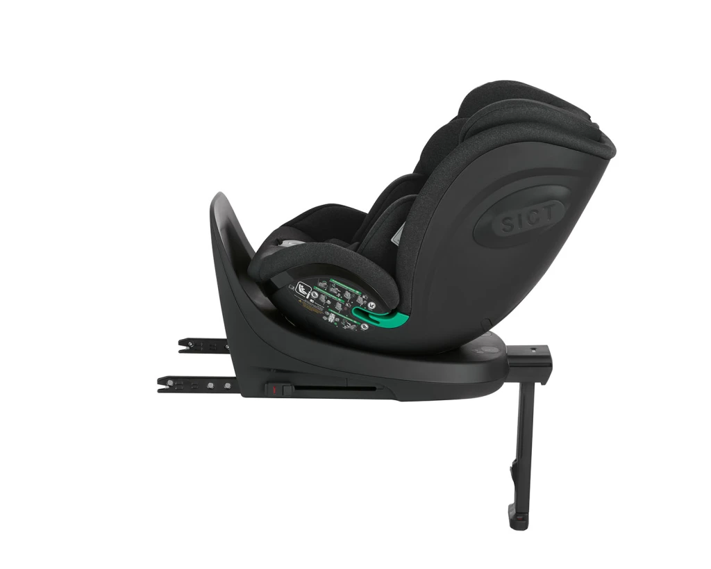KIKKA BOO AUTOSJEDALICA 40-150CM I-TWIST I-SIZE BLACK