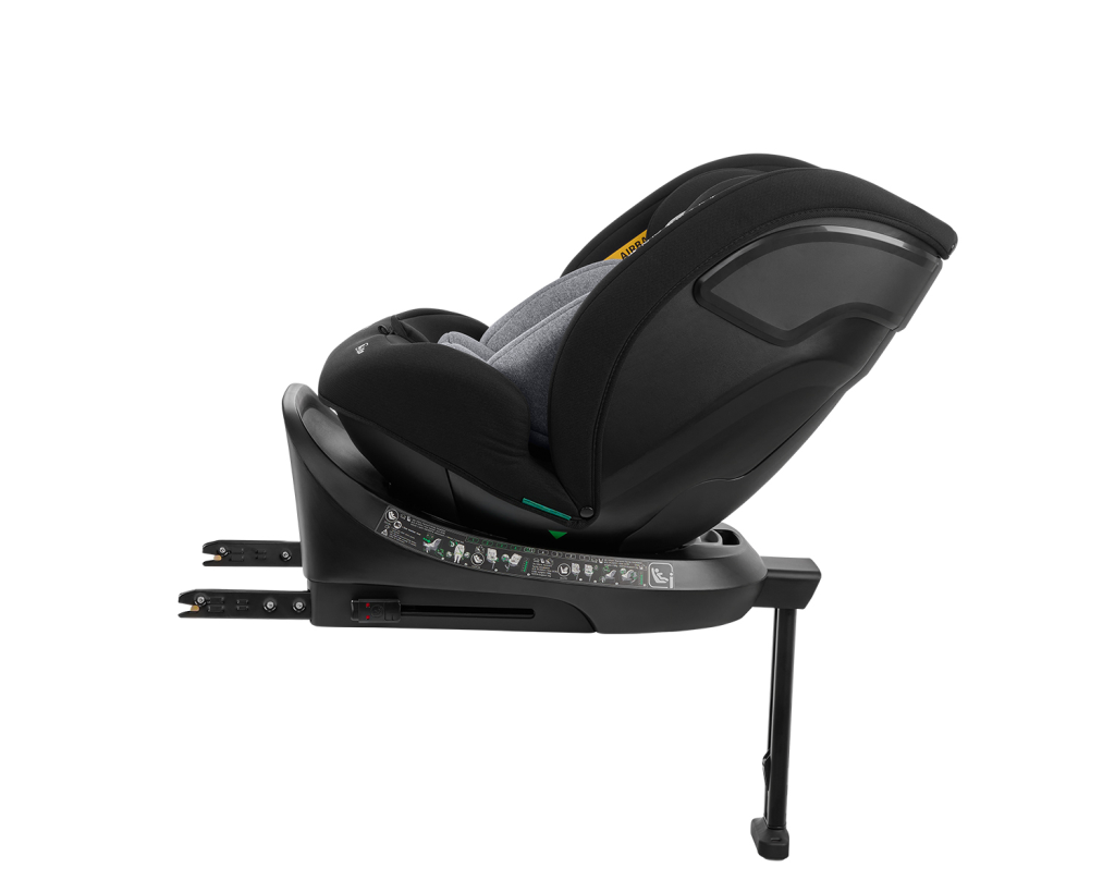 KIKKA BOO AUTOSJEDALICA 40-150CM I-ORBIT I-SIZE,LIGHT GREY