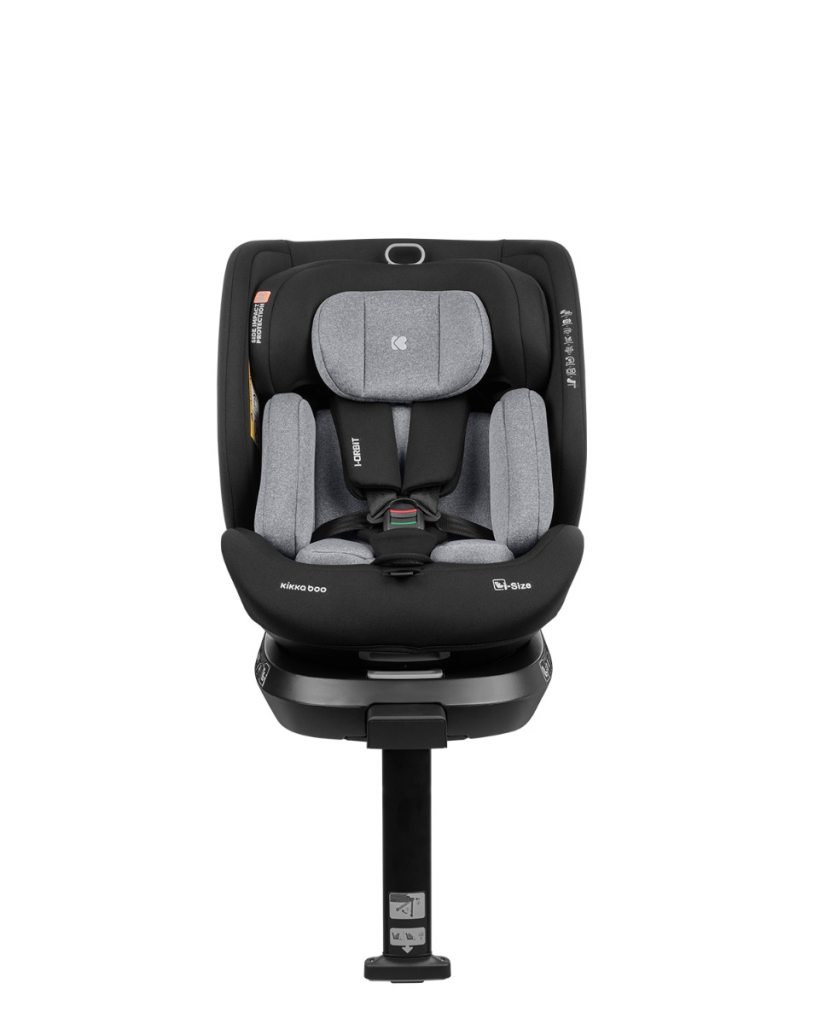 KIKKA BOO AUTOSJEDALICA 40-150CM I-ORBIT I-SIZE,LIGHT GREY