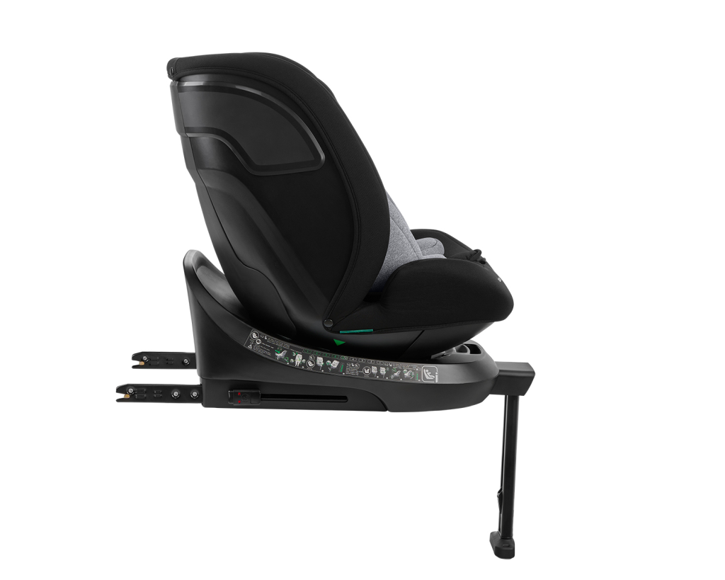 KIKKA BOO AUTOSJEDALICA 40-150CM I-ORBIT I-SIZE,LIGHT GREY