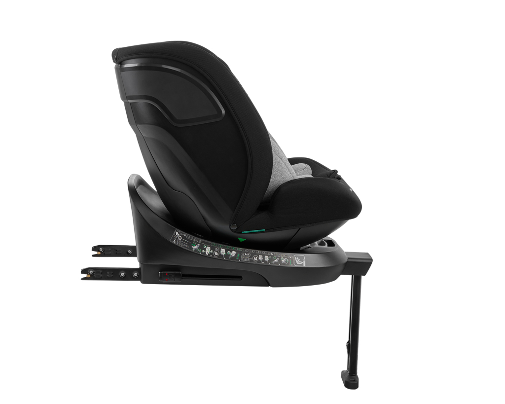 KIKKA BOO AUTOSJEDALICA 40-150CM I-ORBIT I-SIZE,LIGHT GREY