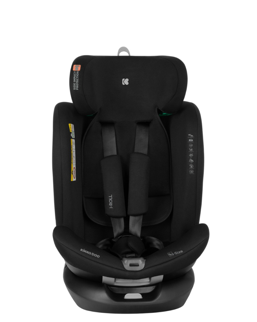 KIKKA BOO AUTOSJEDALICA 40-150CM I-ROLL I-SIZE,BLACK