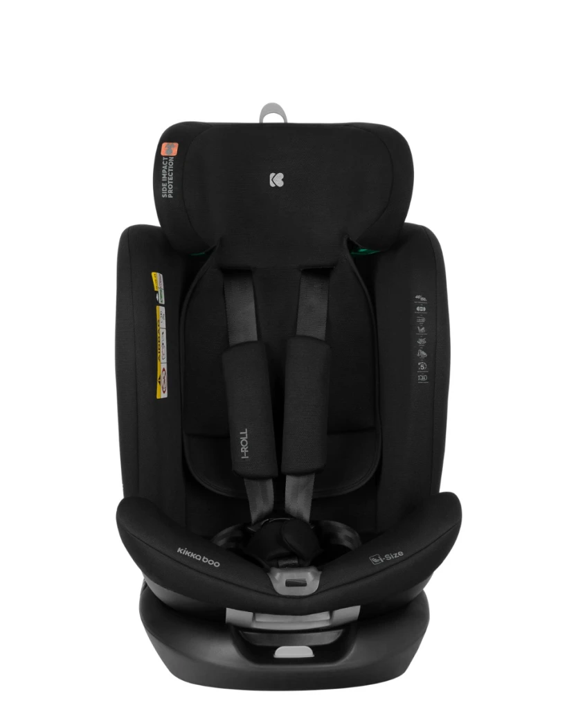 KIKKA BOO AUTOSJEDALICA 40-150CM I-ROLL I-SIZE,BLACK