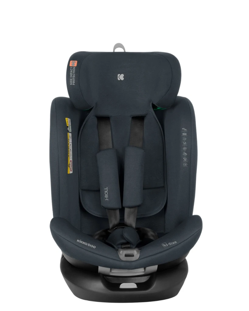 KIKKA BOO AUTOSJEDALICA 40-150CM I-ROLL I-SIZE,DARK GREY
