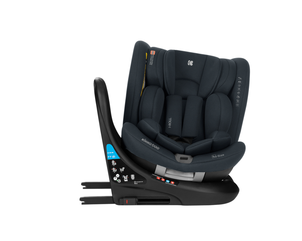 KIKKA BOO AUTOSJEDALICA 40-150CM I-ROLL I-SIZE,DARK GREY