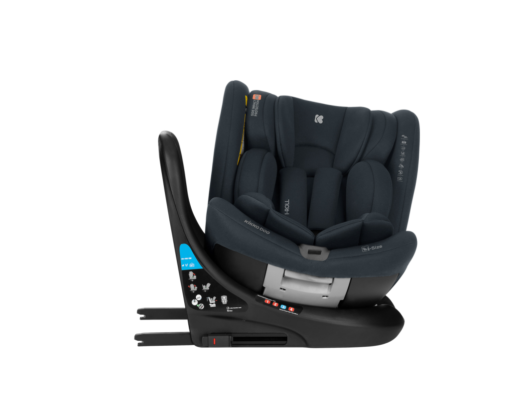 KIKKA BOO AUTOSJEDALICA 40-150CM I-ROLL I-SIZE,DARK GREY