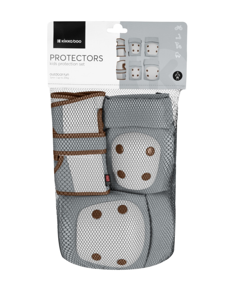 KIKKA BOO ŠTITNICI ZA KOLJENA I LAKTOVE,GREY