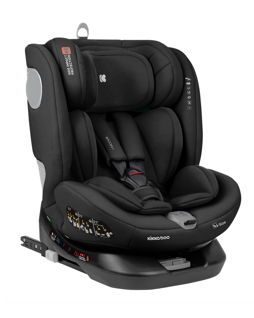 KIKKA BOO AUTOSJEDALICA 40-150CM I-MOOVE I-SIZE BLACK