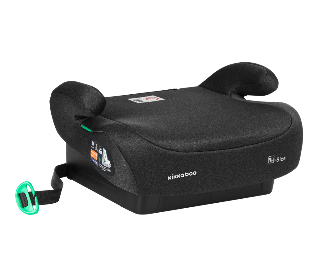 KIKKA BOO AUTOSJEDALICA 125-150CM I-GO I-SIZE,BLACK