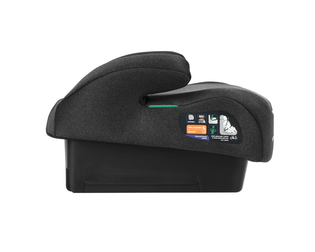 KIKKA BOO AUTOSJEDALICA 125-150CM I-GO I-SIZE,BLACK