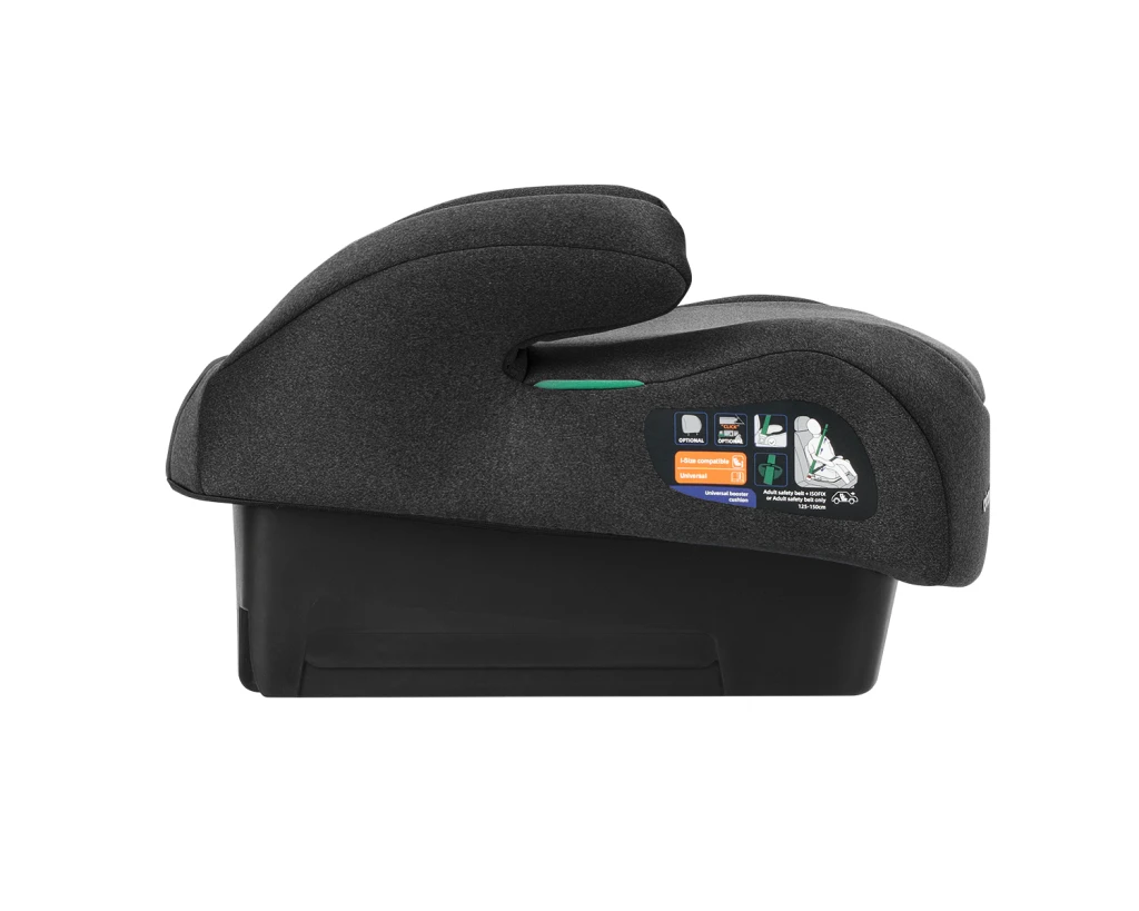 KIKKA BOO AUTOSJEDALICA 125-150CM I-GO I-SIZE,BLACK