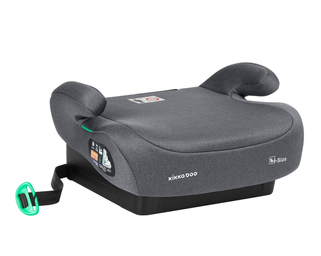 KIKKA BOO AUTOSJEDALICA 125-150CM I-GO I-SIZE,DARK GREY