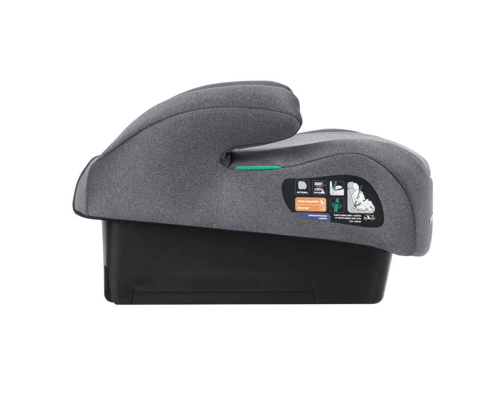 KIKKA BOO AUTOSJEDALICA 125-150CM I-GO I-SIZE,DARK GREY