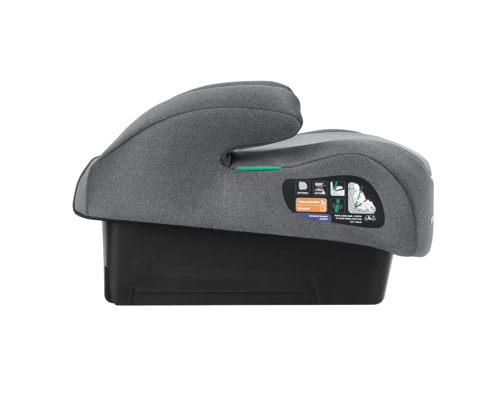 KIKKA BOO AUTOSJEDALICA 125-150CM I-GO I-SIZE,DARK GREY