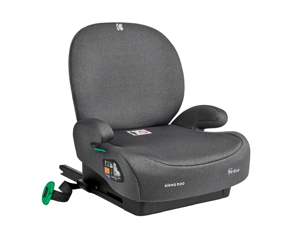 KIKKA BOO AUTOSJEDALICA 125-150CM I-BOOST I-SIZE,DARK GREY