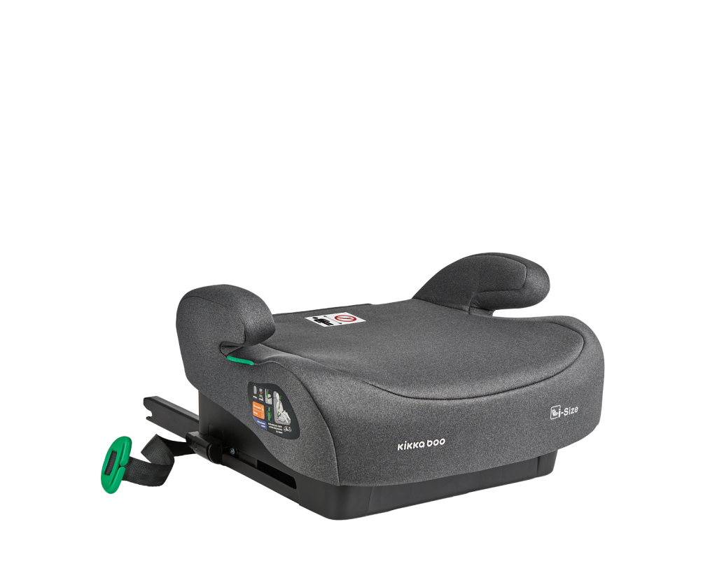 KIKKA BOO AUTOSJEDALICA 125-150CM I-BOOST I-SIZE,DARK GREY