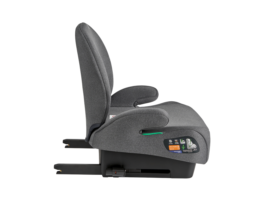 KIKKA BOO AUTOSJEDALICA 125-150CM I-BOOST I-SIZE,DARK GREY