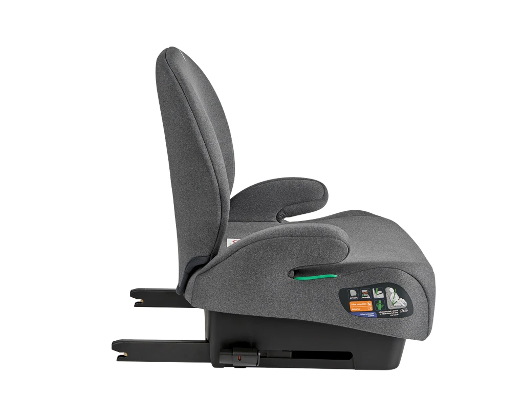 KIKKA BOO AUTOSJEDALICA 125-150CM I-BOOST I-SIZE,DARK GREY