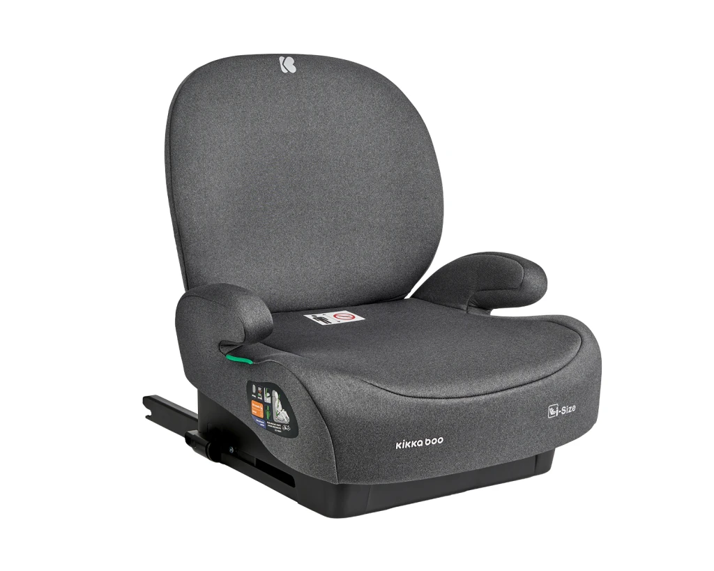 KIKKA BOO AUTOSJEDALICA 125-150CM I-BOOST I-SIZE,DARK GREY
