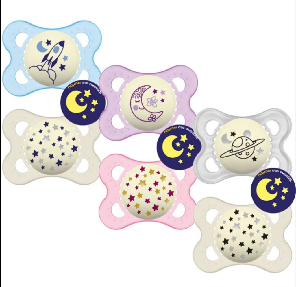 MAM DUDA NIGHT SILIKON 2-6MJ 2/1