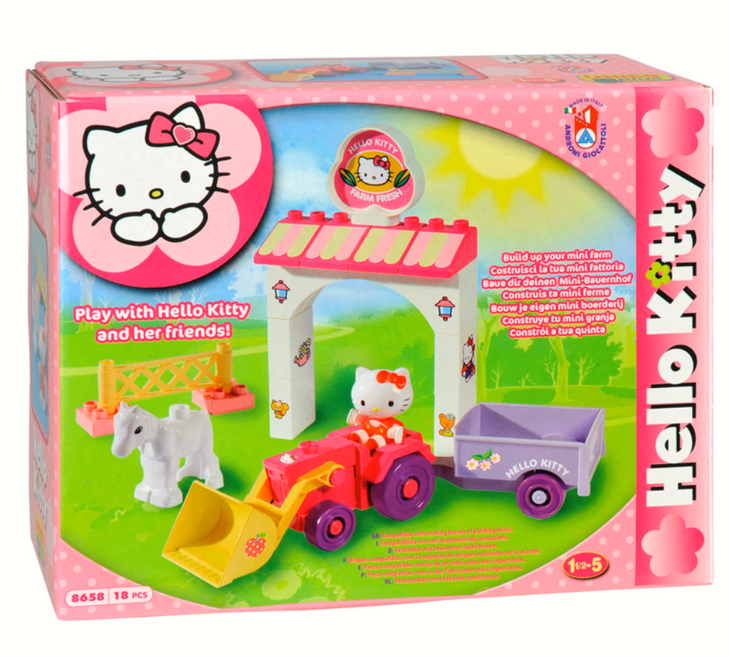ANDRONI UNICOPLUS KOCKE MINI FARMA HELLO KITTY