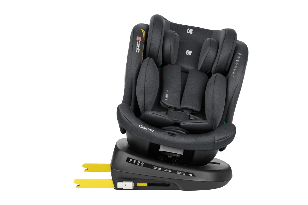 KIKKA BOO AUTOSJEDALICA SHIFT ISOFIX 0-36KG,DARK GREY