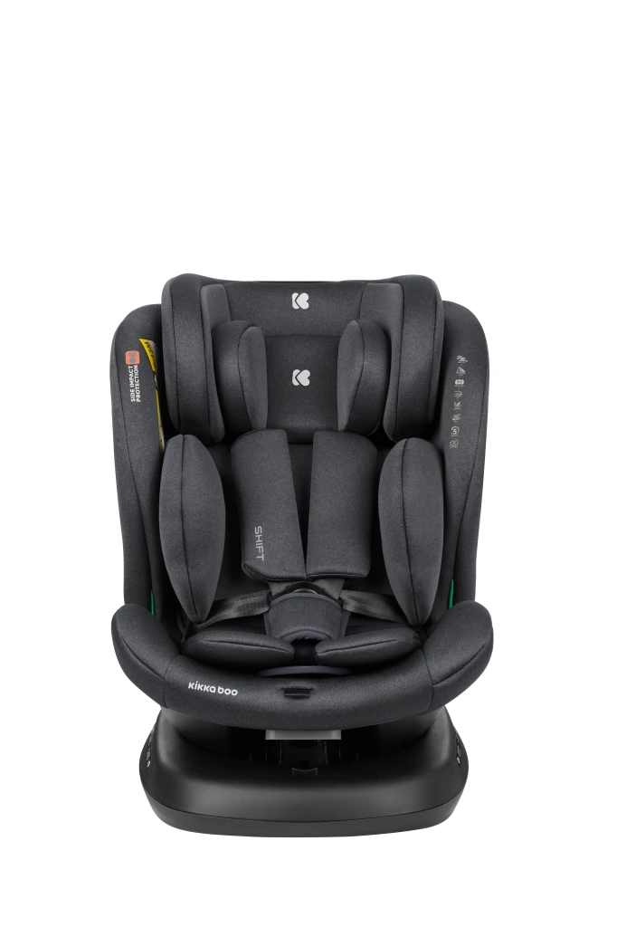 KIKKA BOO AUTOSJEDALICA SHIFT ISOFIX 0-36KG,DARK GREY