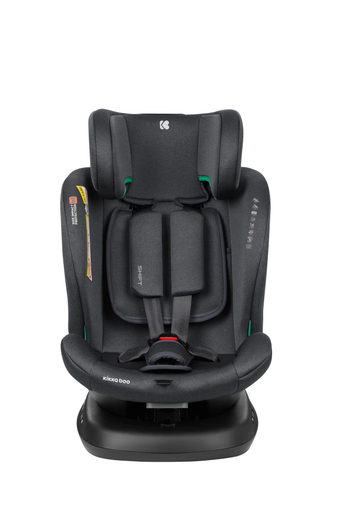 KIKKA BOO AUTOSJEDALICA SHIFT ISOFIX 0-36KG,DARK GREY