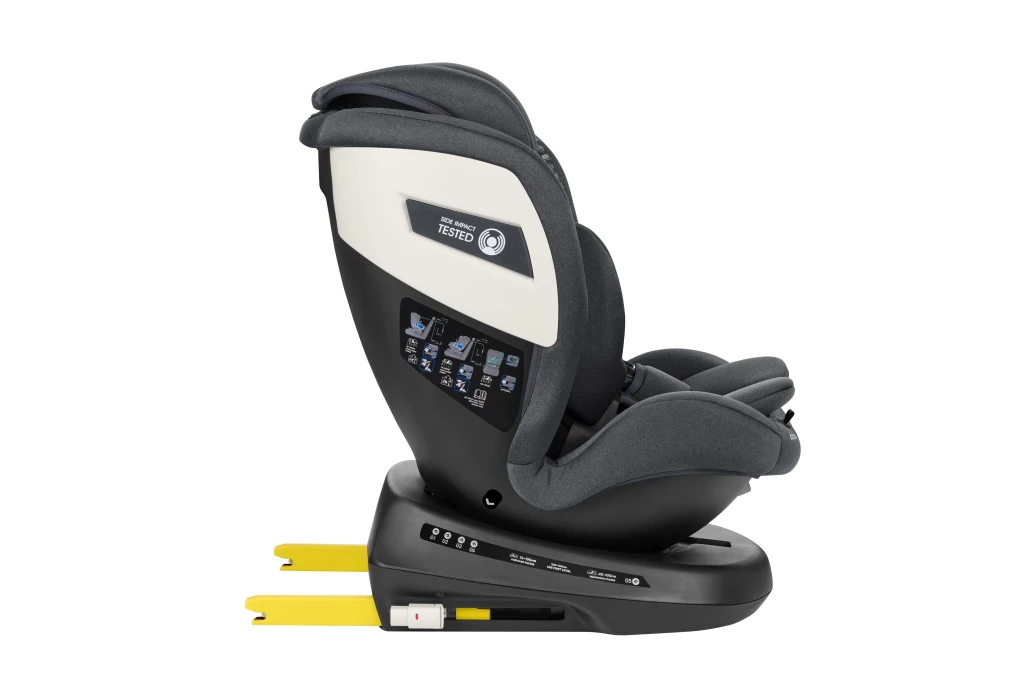 KIKKA BOO AUTOSJEDALICA SHIFT ISOFIX 0-36KG,DARK GREY