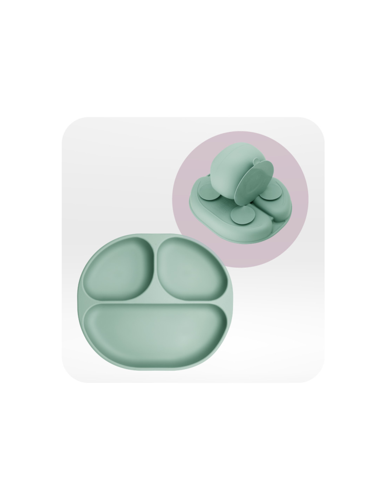 MOMI AMI SET SILIKONSKIH POSUDA,MINT