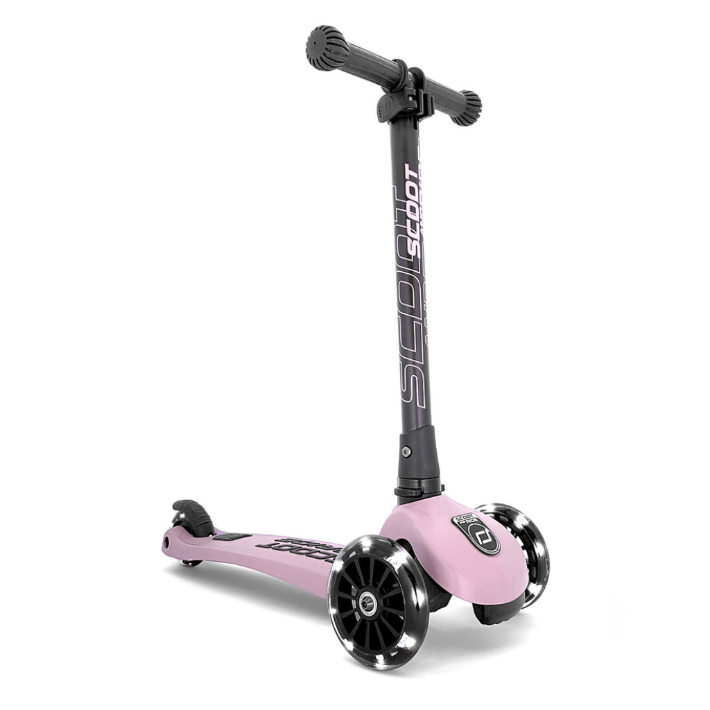 SCOOT AND RIDE HIGHWAYKICK 3 LED ROMOBIL, ROSE