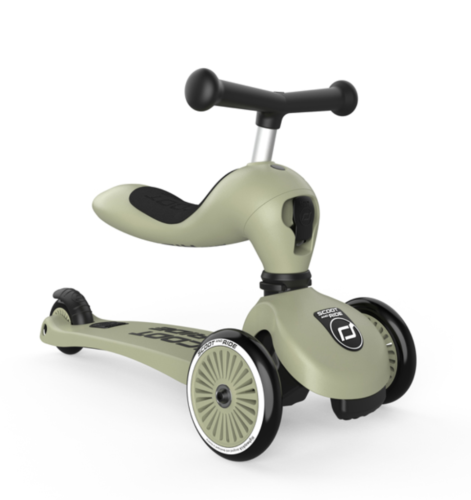 SCOOT AND RIDE HIGHWAYKICK 1 ROMOBIL, OLIVE