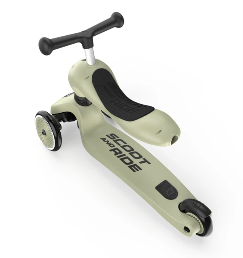 SCOOT AND RIDE HIGHWAYKICK 1 ROMOBIL, OLIVE