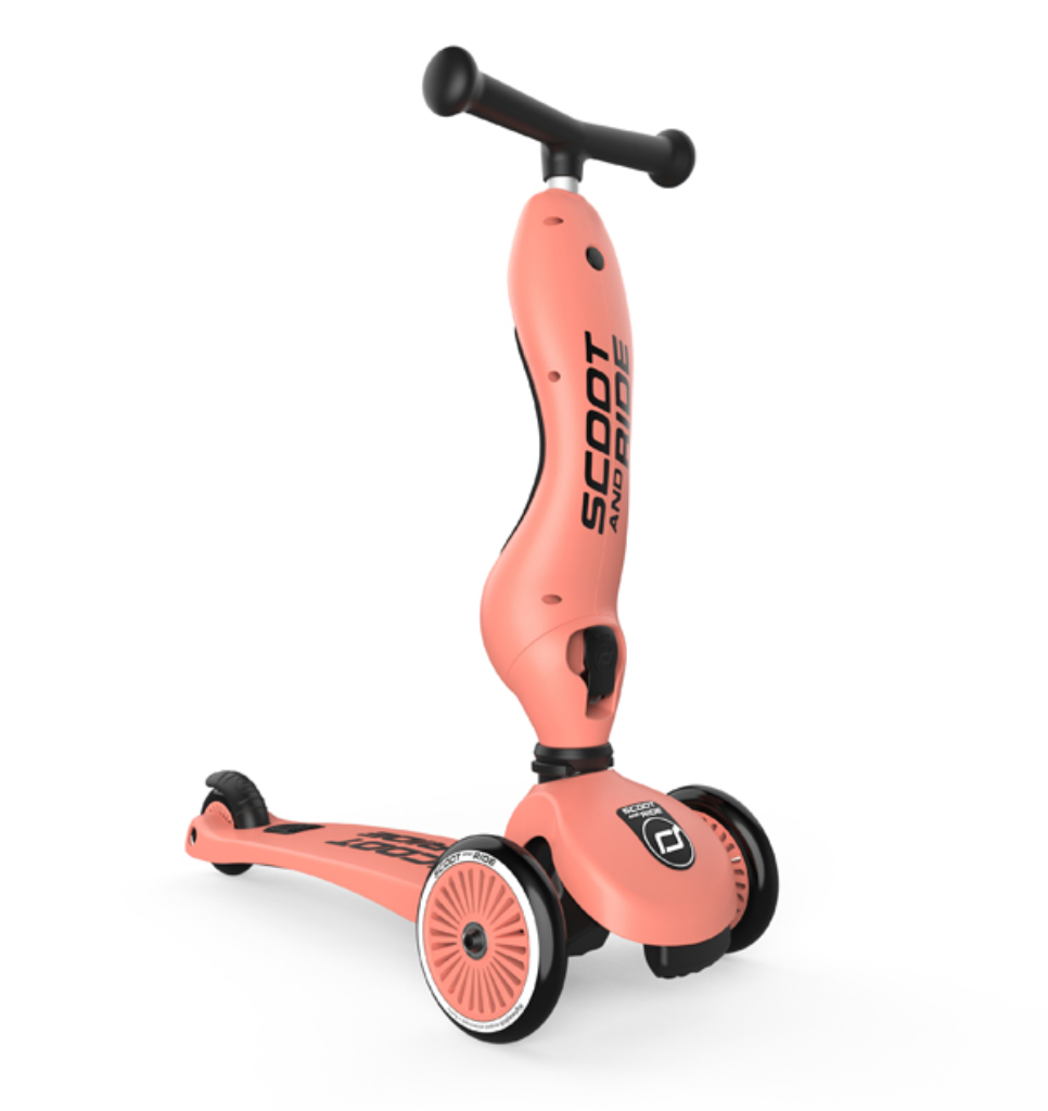 SCOOT AND RIDE HIGHWAYKICK 1 ROMOBIL, PEACH