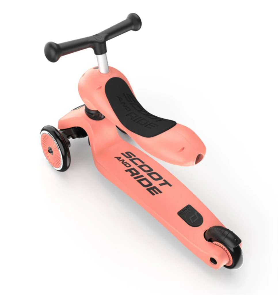 SCOOT AND RIDE HIGHWAYKICK 1 ROMOBIL, PEACH 